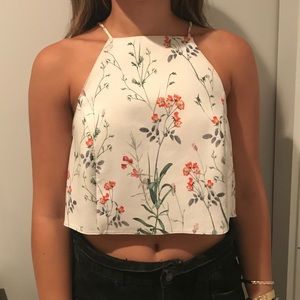 Floral halter top!